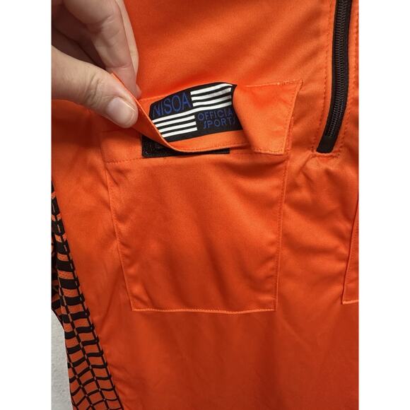 Soccer Ref Uniform Set NISOA Official Sports Size Small Orange Yellow Blue - Picture 11 of 11
